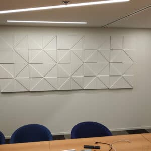 Soundtect 3D Prism Acoustic 3D Panels With Fixing Brackets 600 x 600 x 50mm