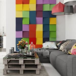 Fluffo Cube Soft 3D Acoustic 3D Panel 500 x 500 x 50mm