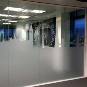 Custom Printed Frosted Window Films & Manifestations