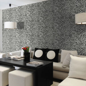 Muraspec Vinyl Wall Covering - Zebra Stripe