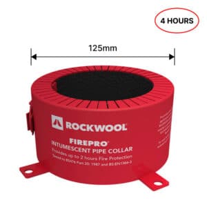 Rockwool Intumescent Pipe Collar 4hrs 125mm