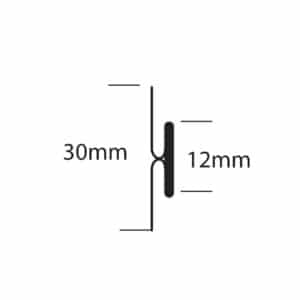 Altro Stainless Steel Joint Strip 2.44m