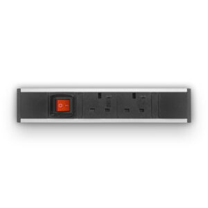 Metalicon Powerlink Power Module (No Cable) 2 Socket, Switch Upma-2p Desktop Power & Cable Management