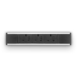 Metalicon Powerlink Power Module (No Cable) 3 Socket Upma-3p Desktop Power & Cable Management