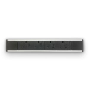 Metalicon Powerlink Power Module (No Cable) 4 Socket Upma-4p Desktop Power & Cable Management