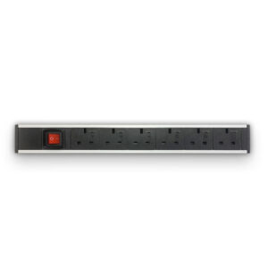 Metalicon Powerlink Power Module (No Cable) 6 Socket, Switch Upma-6p Desktop Power & Cable Management