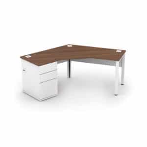 Pure 600mm Deep Combination Segment Computer Desking 1200 x 600 x 725mm