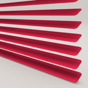 25mm Venetian Blind Fire Engine Red - Plain