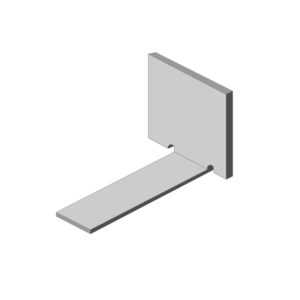 Single Glazed Base End Cap Glass Partitioning Trims