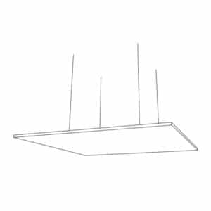 Allsfar Aurora Squares Adjustable Canopies & Rafts 1200 x 1200mm