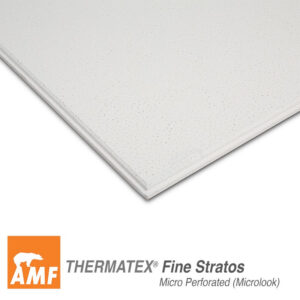 AMF Thermatex Fine Stratos Micro Perforated VT15 600 x 600mm Reveal Edge (15mm Grid) Ceiling Tiles