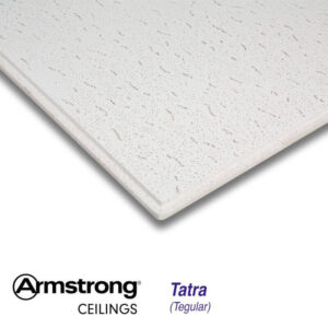 Zentia-Armstrong Tatra Tegular (BP962M) 600 x 600mm Reveal Edge (24mm Grid) Ceiling Tiles