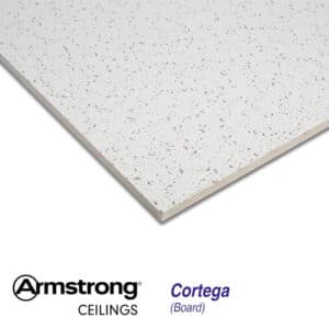Zentia-Armstrong Cortega Board (BP9101M) 1200 x 600mm Square Edge Ceiling Tiles