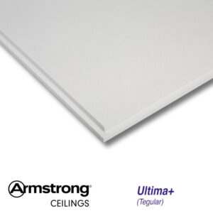 Zentia-Armstrong Ultima Plus Tegular (BP7664M) 600 x 600mm Reveal Edge (24mm Grid) Ceiling Tiles