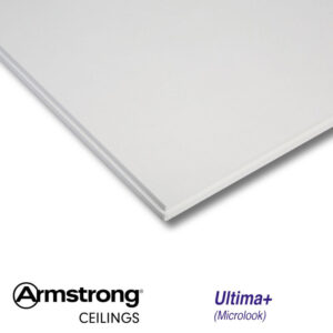Zentia-Armstrong Ultima Plus Microlook (BP7674M) 600 x 600mm Reveal Edge (15mm Grid) Ceiling Tiles