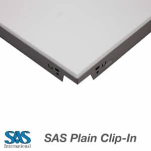SAS System 120 CLIP-IN Metal Ceiling Tiles – 600mm x 600mm – Plain