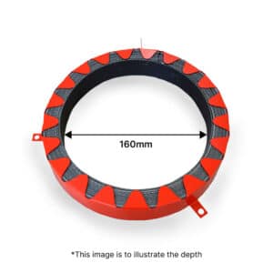 Astroflame X Series CE Intumescent Pipe Collar 2 Hours 160mm