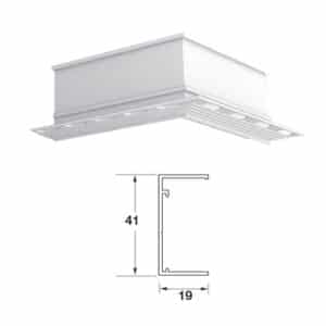 Zentia-Armstrong Axiom Perimeter C Profile 41mm x 19mm BPT3249