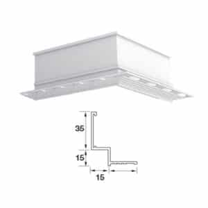 Zentia-Armstrong Axiom Transition Plasterboard Perimeter Trim BPT3225G