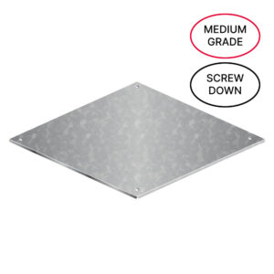 BGM600LS PSA Raised Access Floor Medium Grade 600 x 600 x 25mm Steel Encapsulated Screw Down Bare Panel
