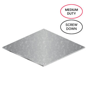 BG3LS BSEN Raised Access Floor Medium Duty 600 x 600 x 25mm Steel Encapsulated Bare Screw Down Panel
