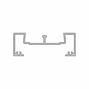 Aluminium Glazing Section (S/G) 75mm Acoustic Aluminium Framed Composite Partitions