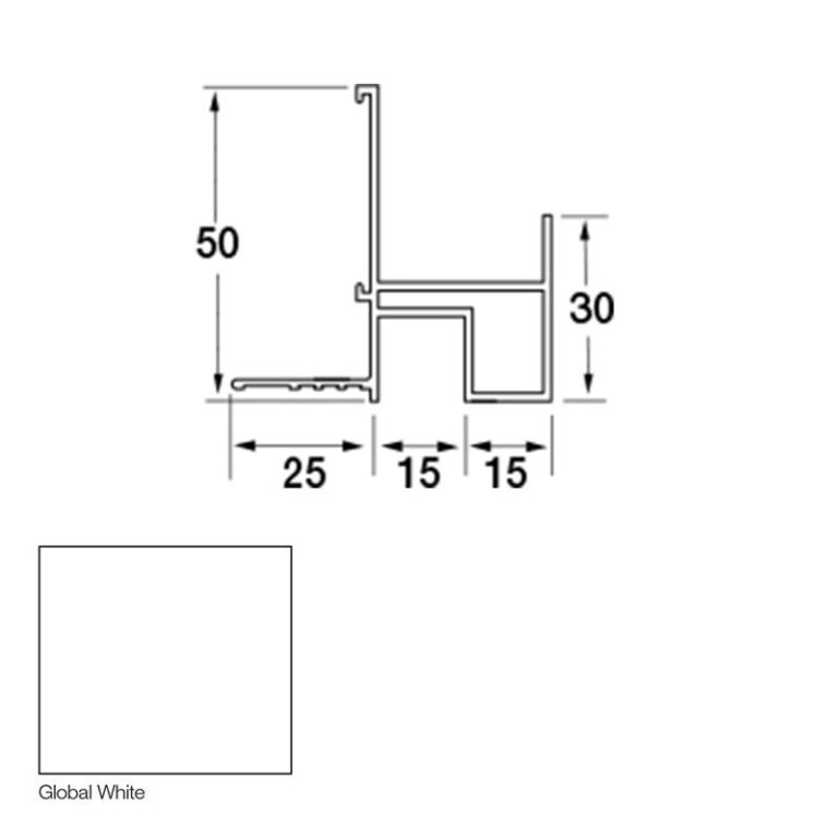 Zentia-Armstrong Axiom Transition Shadowline for B-H 300 (Full Tiles) BP3276