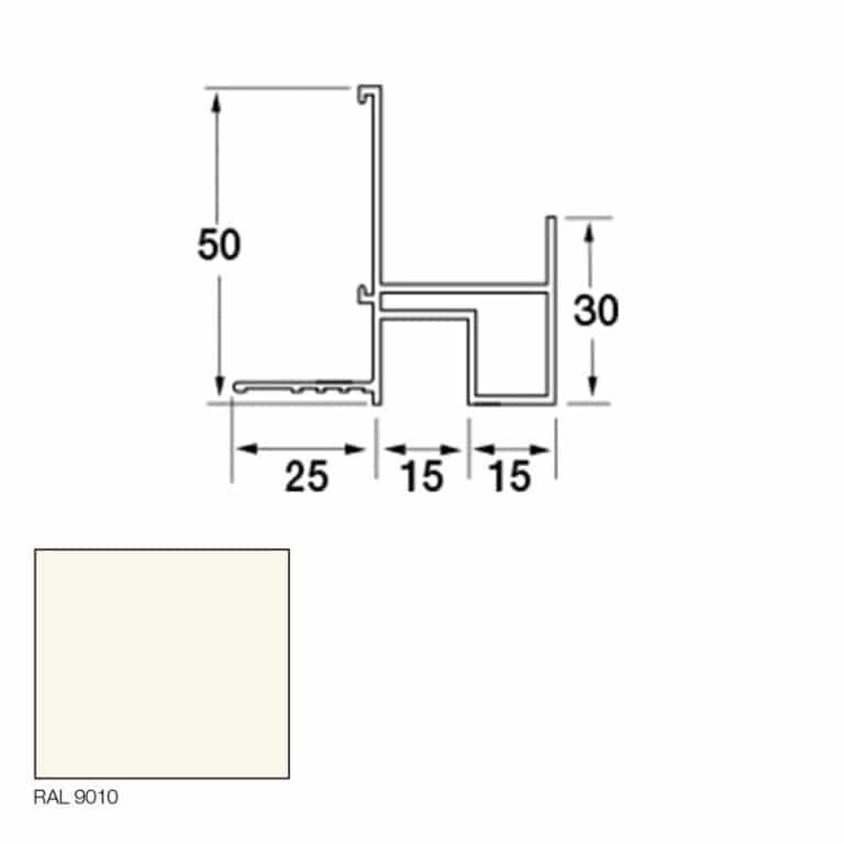 Zentia-Armstrong Axiom Transition Shadowline for B-H 300 (Full Tiles) BP3276