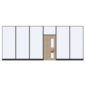 Straight 6m Solid Run 1 Door H75 Bundle
